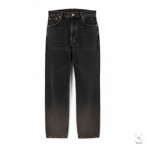 Levis 550 Jeans Mens 40x32 Black Charcoal Wash Relaxed Fit Denim Zip Fly